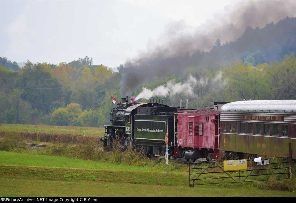 Fall Fog & Steam Train